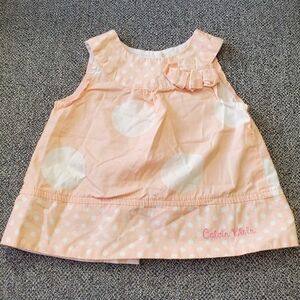Calvin Klein Baby Girl Polka Dot Dress Size 0-3m